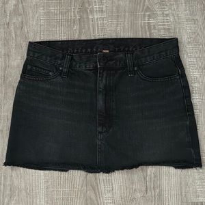 Free people black, jean mini skirt 2